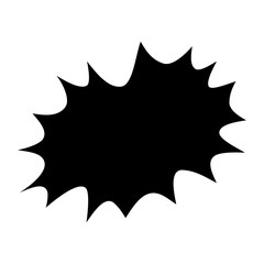 Boom clip art. Vector illustration.