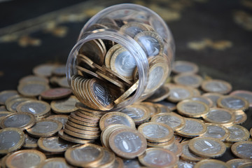 Metal money of Russian.