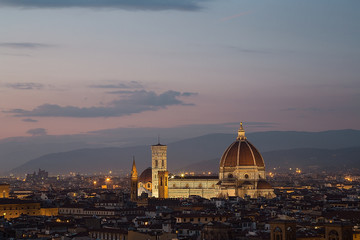 Fototapeta na wymiar La cupola del Brunelleschi