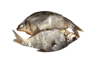 delicious nutritious fish. on white isolated background. for lovers of good nutrition.