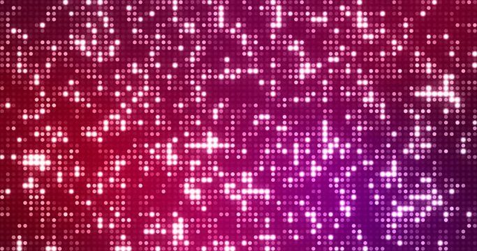 abstract blue purple violet gradient reflectors dot glitter and sparkles seamless loop, holiday happy new year disco party and nightclub background concept