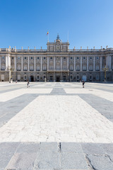 Obraz premium Royal Palace in Madrid - External view