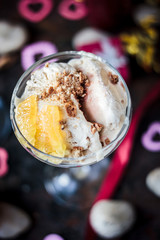 Delicious ice cream.