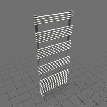 Tall towel radiator