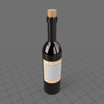 Bottle for red wine
