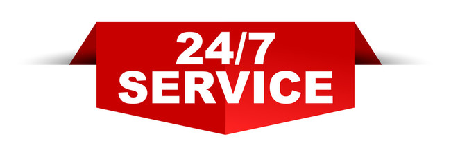 banner 24/7 service
