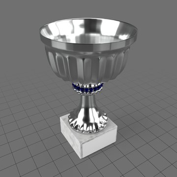 Large trophy cup