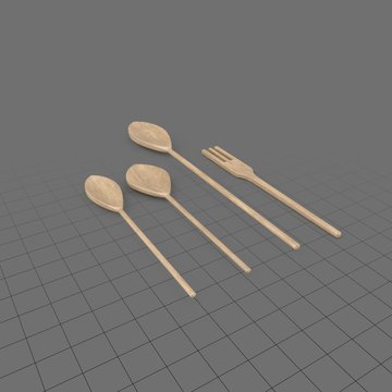 Wooden Spoons Fork