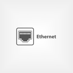 Ethernet simple icon