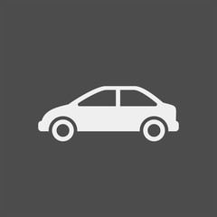 Car flat vector icon. Transport flat vector icon