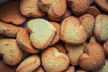 Cookie sweetheart homemade cakes handmade. Gift for Valentine's Day and Christmas.Background.