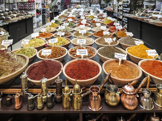 Jerusalem, Israel - spice market in Jerusalem