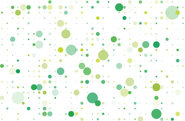 Dotted background with circles, dots, point different size, scale. Halftone pattern