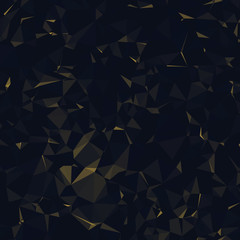 Dark Poly Triangle Background Pattern Vector