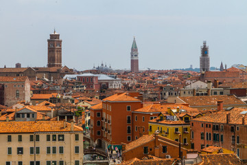 Fototapeta na wymiar VENICE, ITALY - on May 5, 2016. panorama of Venetian Landscape