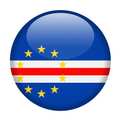Cape Verde Flag Vector Round Icon