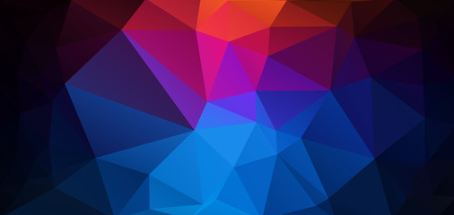 Flat abstract background with triangle shapes