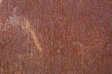 old rusty metal sheet background or texture