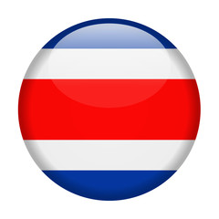 Costa Rica Flag Vector Round Icon