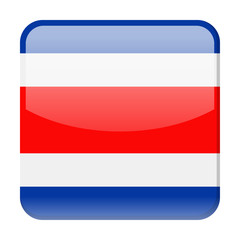 Costa Rica Flag Vector Square Icon