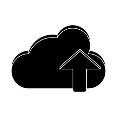 Cloud computing symbol icon vector illustration graphic design