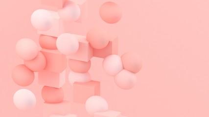 3d lines background. Abstract wallpaper. Geometric shapes. Trendy modern illustration. 3d rendering. Poster backdrop. Colorful poster backdrop. Minimal style.