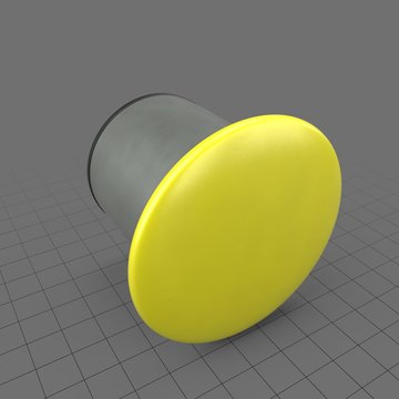 Wide yellow button