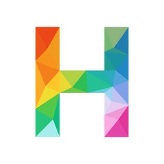 logo h low-poly