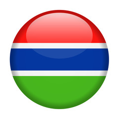 Gambia Flag Vector Round Icon