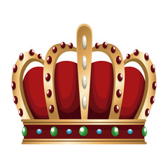 King crown symbol icon vector illustration graphic design