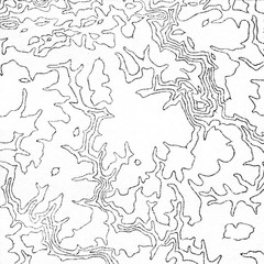 Vintage contour mapping. Natural printing illustrations of maps.