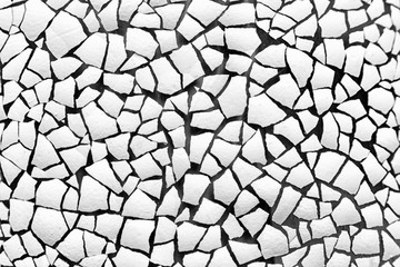 The texture of pieces of egg