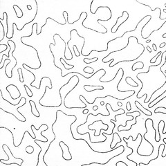 Vintage contour mapping. Natural printing illustrations of maps.