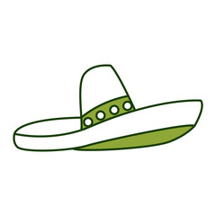 Mexican hat isolated icon vector illustration graphic design