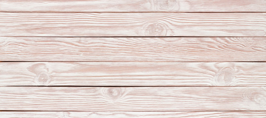 White wooden panel, painted table texture as a panoramic background