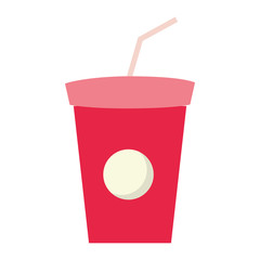soda cup vector illustration