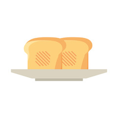 toast vector illustration