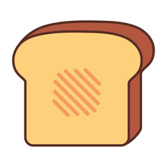 toast vector illustration