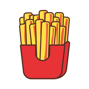 french fries design