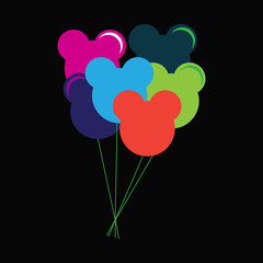 Obraz na płótnie Canvas baloon vector symbol