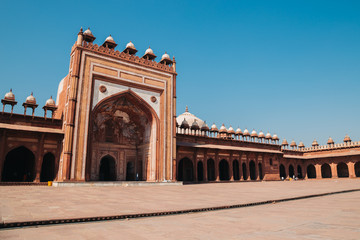 Fototapeta na wymiar Fatehpur Sikri, Jama Masjid Mosque in India