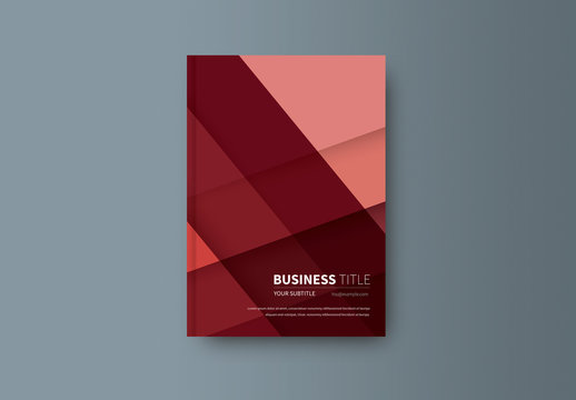Abstract Book/Report Cover Layout 20