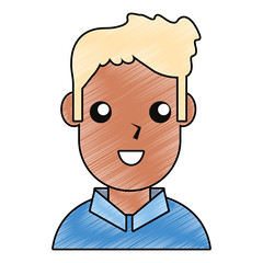 cartoon man icon