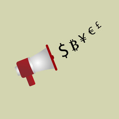 megaphone speaks about forex