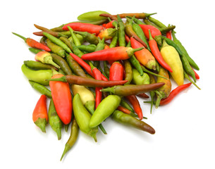 Chili pepper isolated on white background