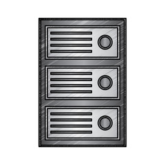 cpu tower icon image vector llustration design 