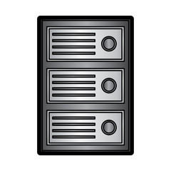 cpu tower icon image vector llustration design 