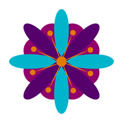 Decorative asian flower