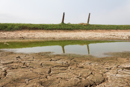Drought land so long waterless