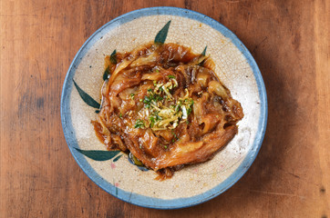 Taiwan's hakka  traditional cuisine - Stewed cabbage